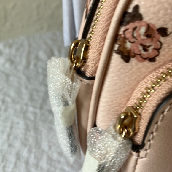 Coach: Rosette Mini Court Backpack Charm - Picture 3 of 14